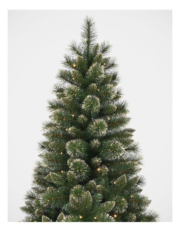 Scotch Gold Glitter Christmas 210cm 300L Prelit Pine Tree: 786 tips image 3