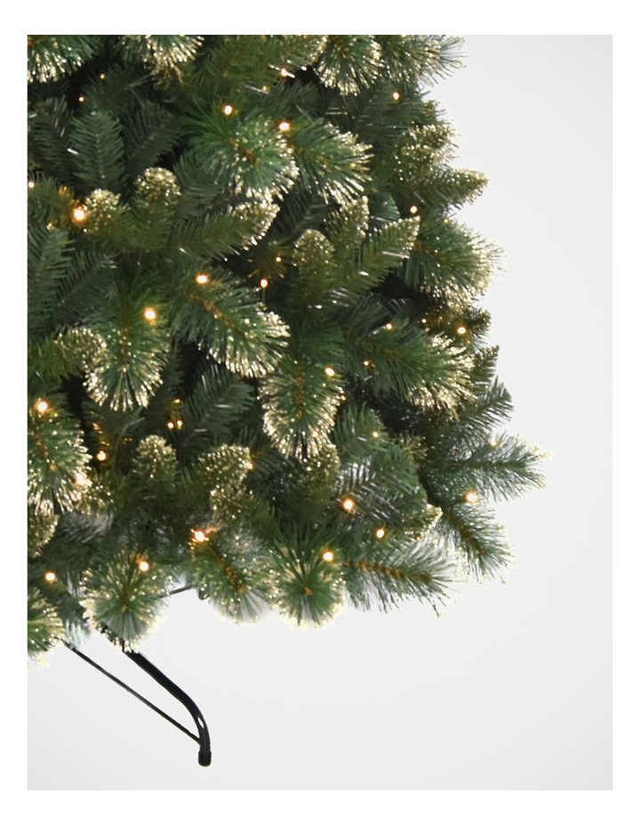Scotch Gold Glitter Christmas 240cm 400L Prelit Pine Tree: 1111 tips image 3