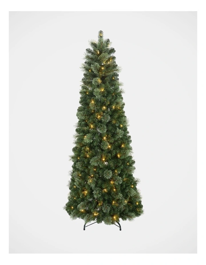 Aurora 180cm 150L Pre-lit Pop Up Christmas Tree 790 tips in Green image 1