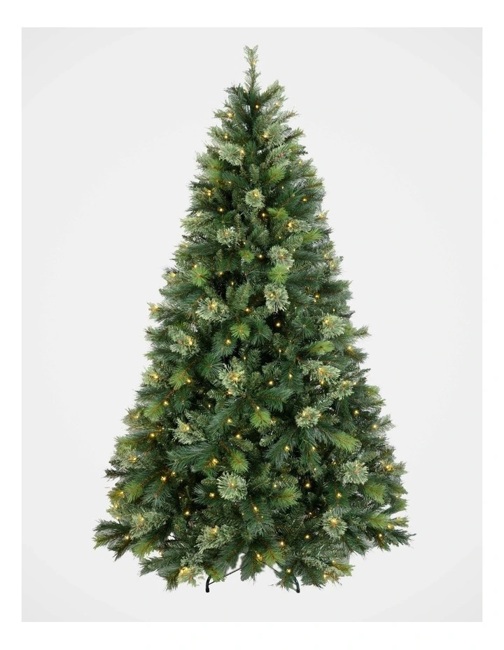 New Oregon 210cm Cashmere 310L Pre-lit Christmas Tree 1167 tips in Green image 1