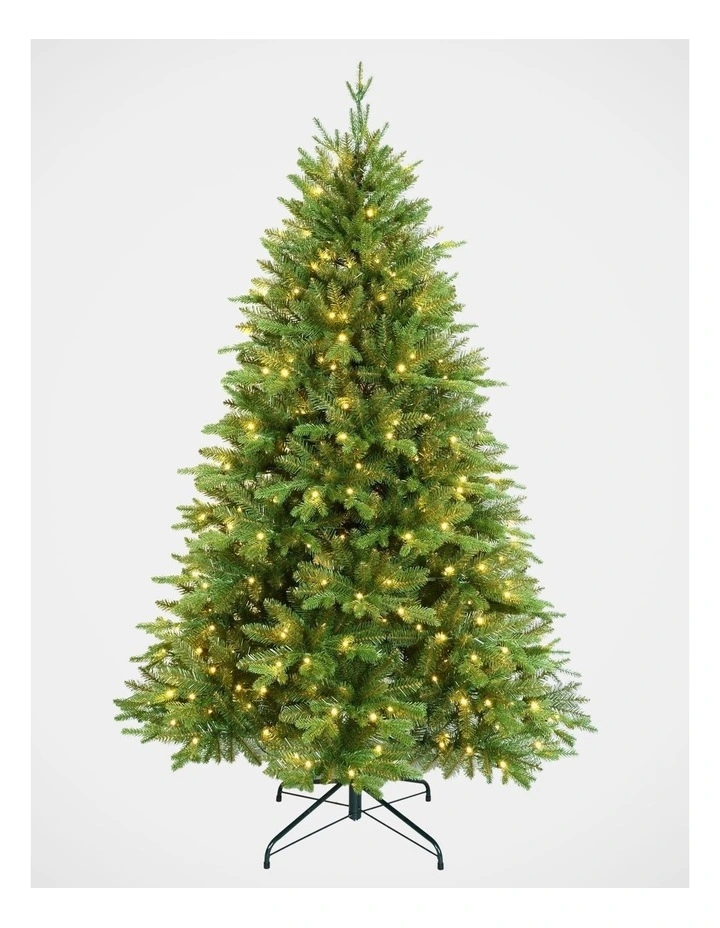 Fraser Fir 180cm 280L Pre-lit Christmas Tree 1781 Tips in Green image 1