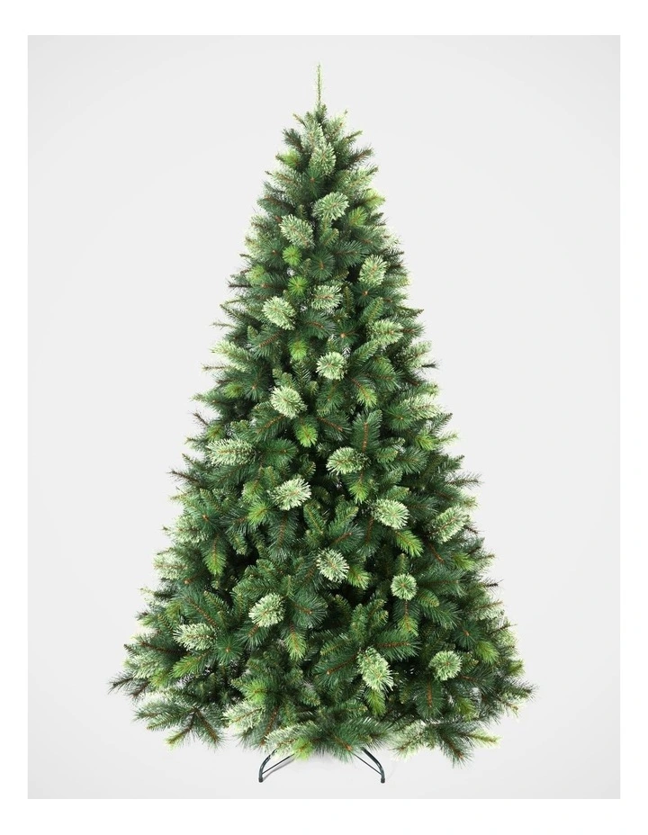 New Oregon 240cm Cashmere 400L Pre-lit Christmas Tree 1601 tips in Green image 2