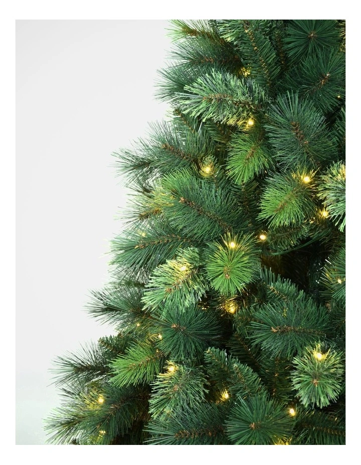 New Oregon 240cm Cashmere 400L Pre-lit Christmas Tree 1601 tips in Green image 3