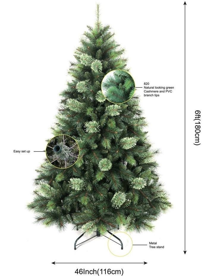 New Oregon 180cm Cashmere Christmas Tree 820 tips in Green image 4