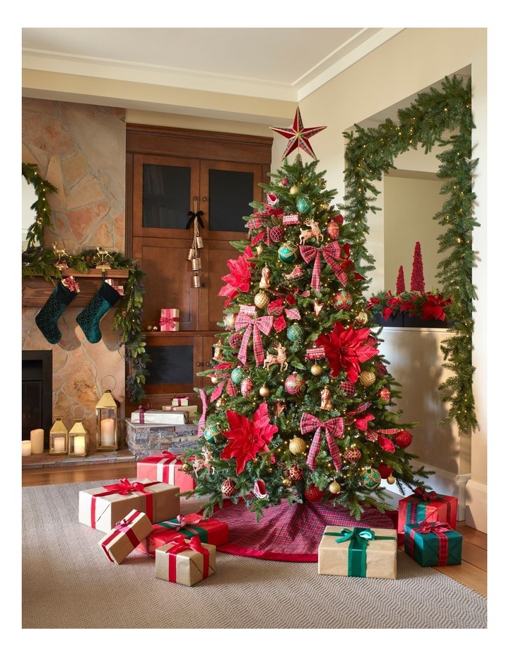 Heirloom Christmas Tartan Tree Skirt 120cm in Multi image 4