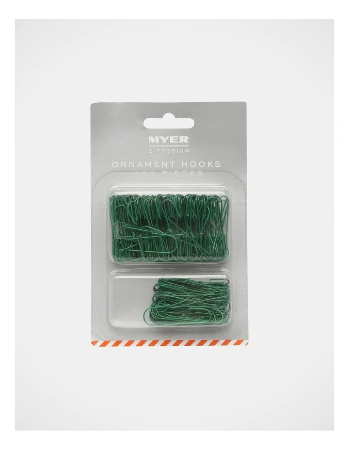 200 Piece Ornament Hooks in Green image 1