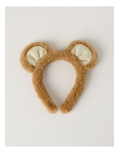 Heirloom 2026 Charity Bear Headband in Brown: 20cm