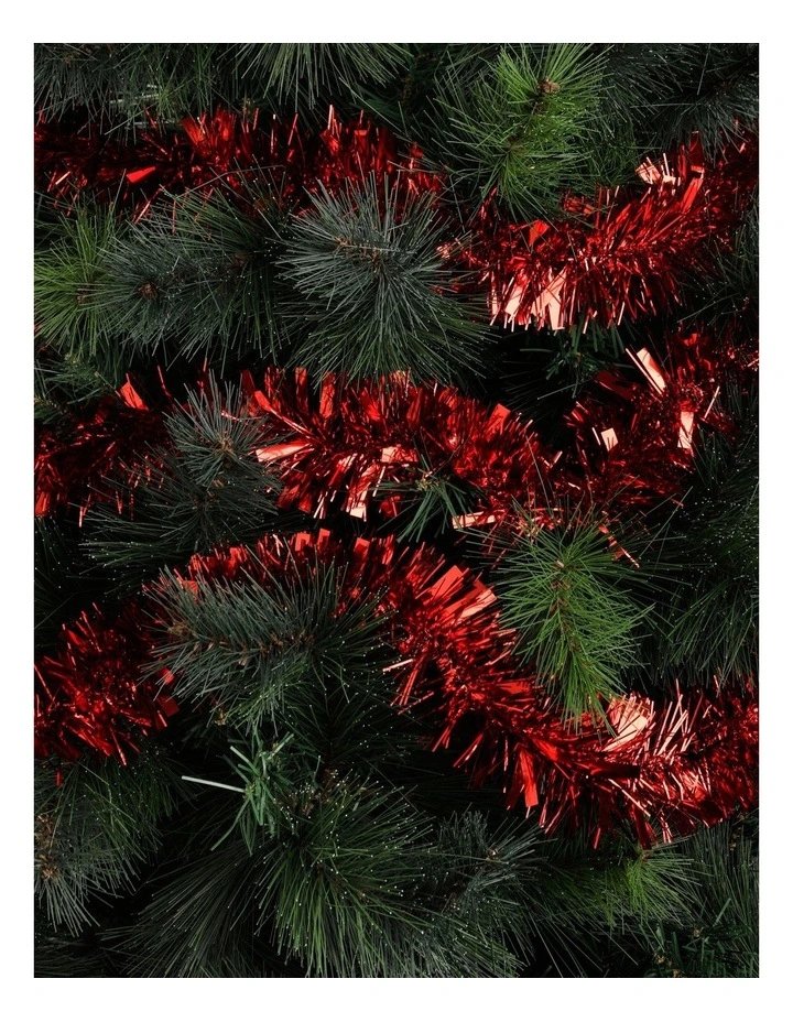 Myer Giftorium Traditional Tinsel 8cm x 4m in Silver image 1