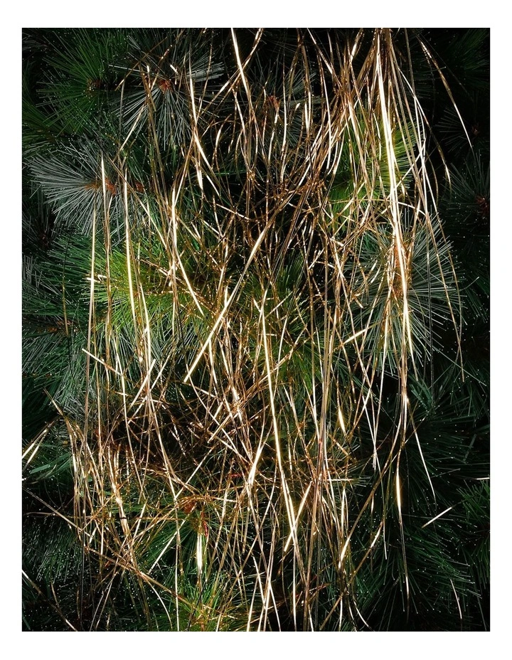 Crimped Lametta Icicles: 1400 Strands Champagne image 1