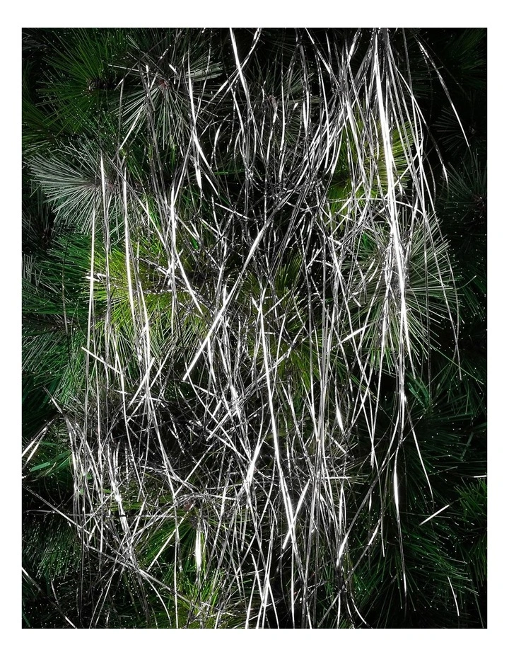 Crimped Lametta Icicles: 1400 Strands Silver image 1