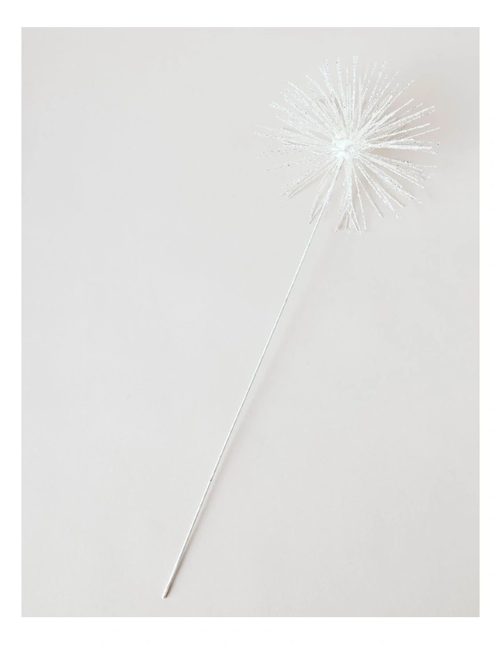 Candyland Christmas Plastic Starbust Pick 50cm in Silver image 2
