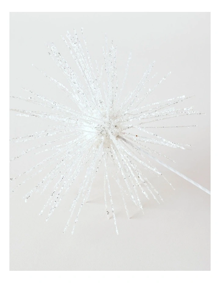 Candyland Christmas Plastic Starbust Pick 50cm in Silver image 3