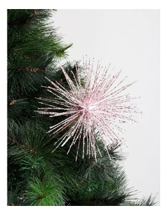 Candyland Christmas Plastic Starbust Pick 50cm in Pink