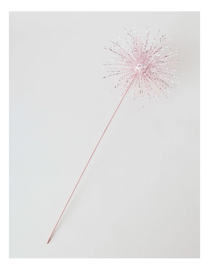 Candyland Christmas Plastic Starbust Pick 50cm in Pink image 2