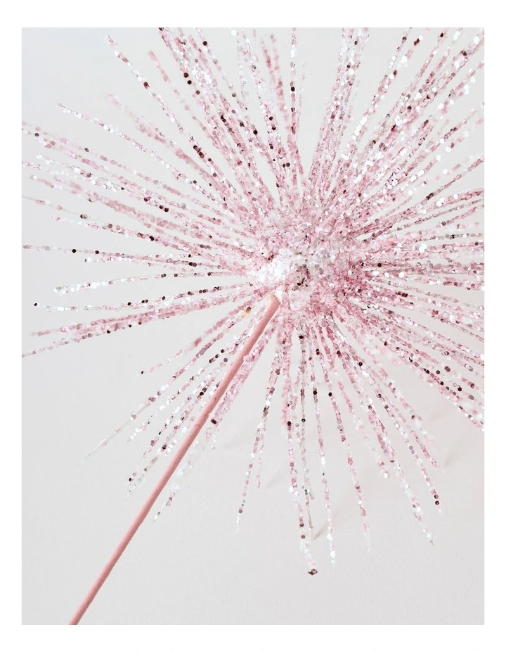 Candyland Christmas Plastic Starbust Pick 50cm in Pink image 3
