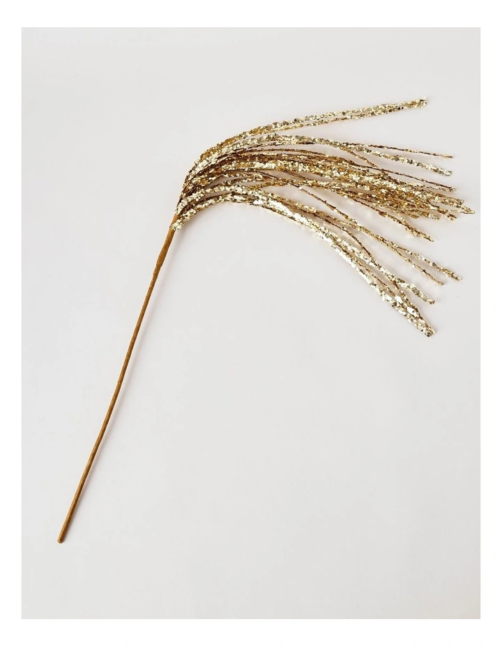 Luxe Christmas Sequin Falling Star Pick 53cm in Gold image 2
