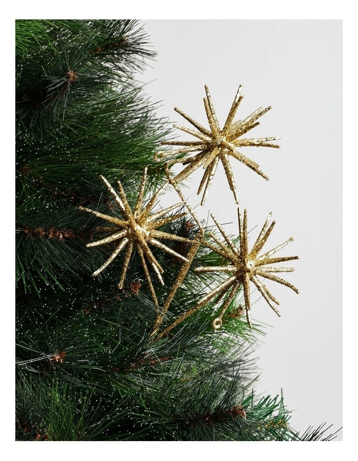 Luxe Christmas Starburst Spray 60cm in Gold image 1