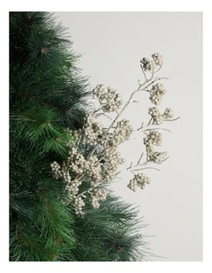 Luxe Glittered Berries Pick in Gold: 50cm