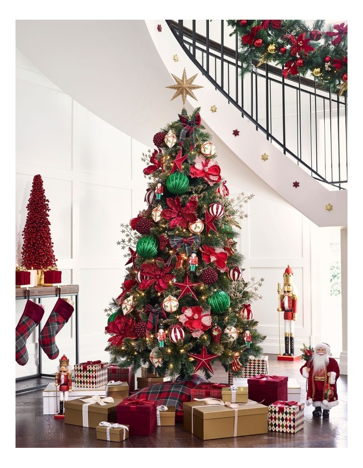 Heirloom Christmas Magnolia Pick in Red: 66cm image 2