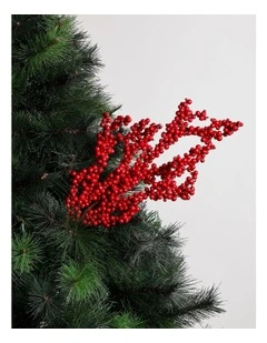 Heirloom Christmas Berry Spray Tree 50cm in Red
