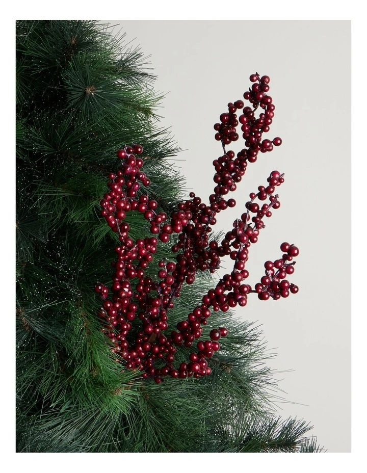 Heirloom Christmas Berry Spray Tree 62cmin Red image 1