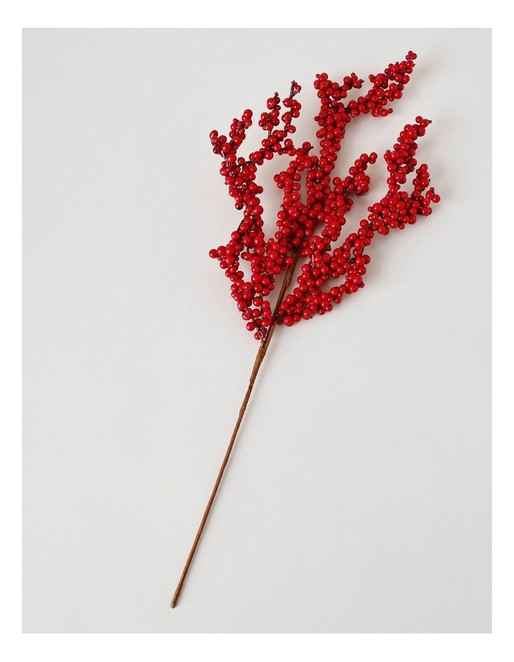 Heirloom Christmas Berry Spray Tree 50cm in Red image 2