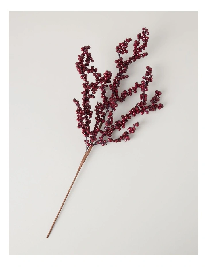 Heirloom Christmas Berry Spray Tree 62cmin Red image 2