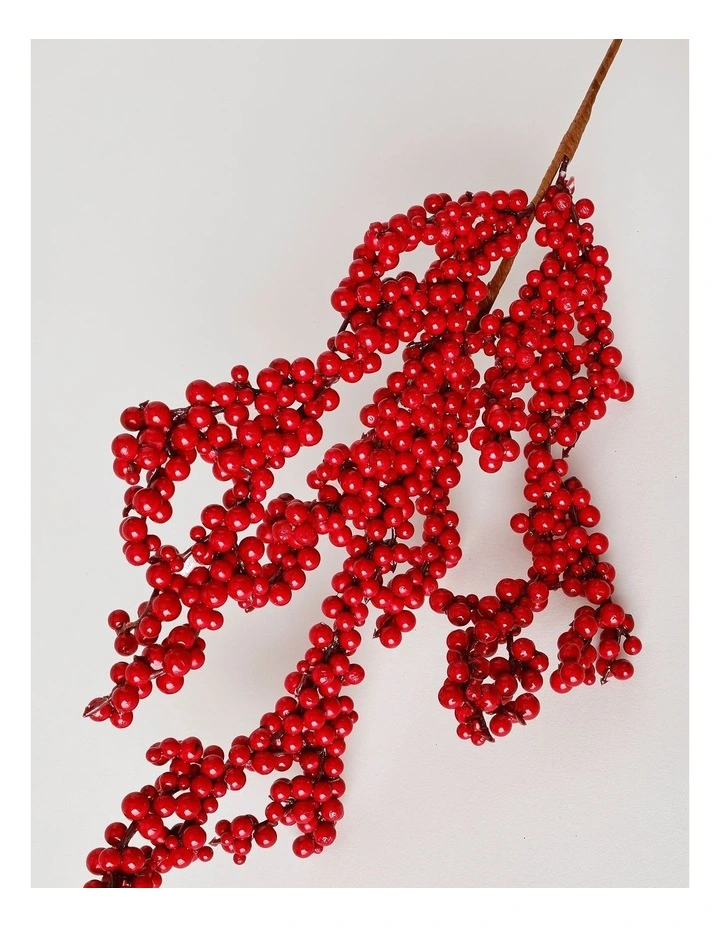 Heirloom Christmas Berry Spray Tree 50cm in Red image 3