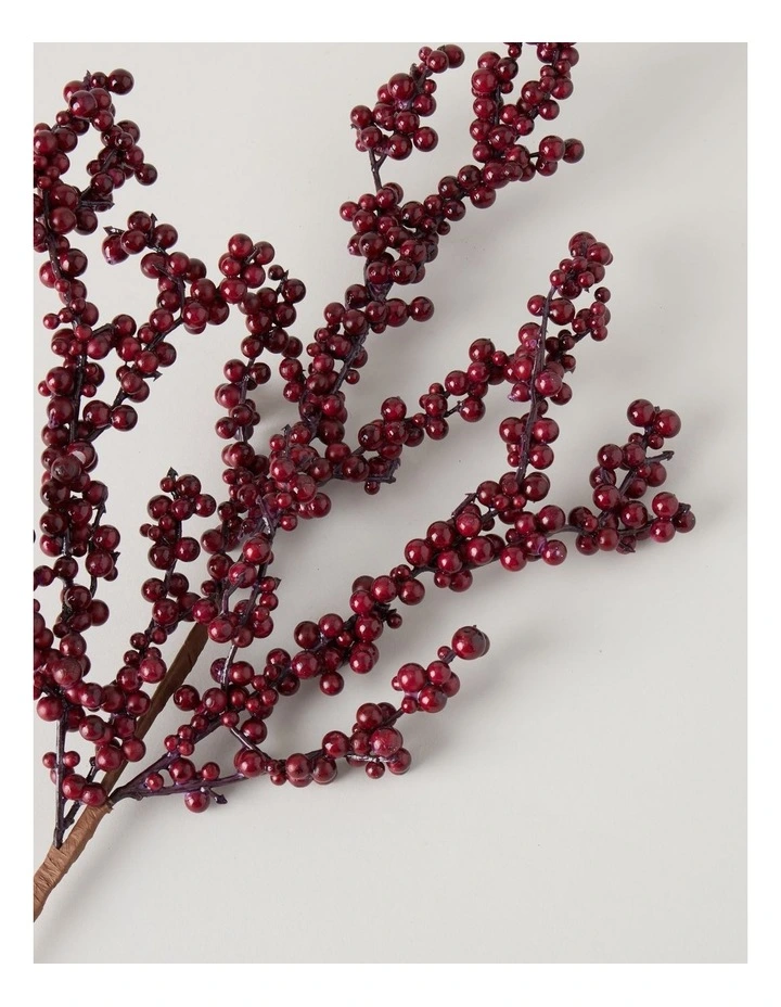 Heirloom Christmas Berry Spray Tree 62cmin Red image 3