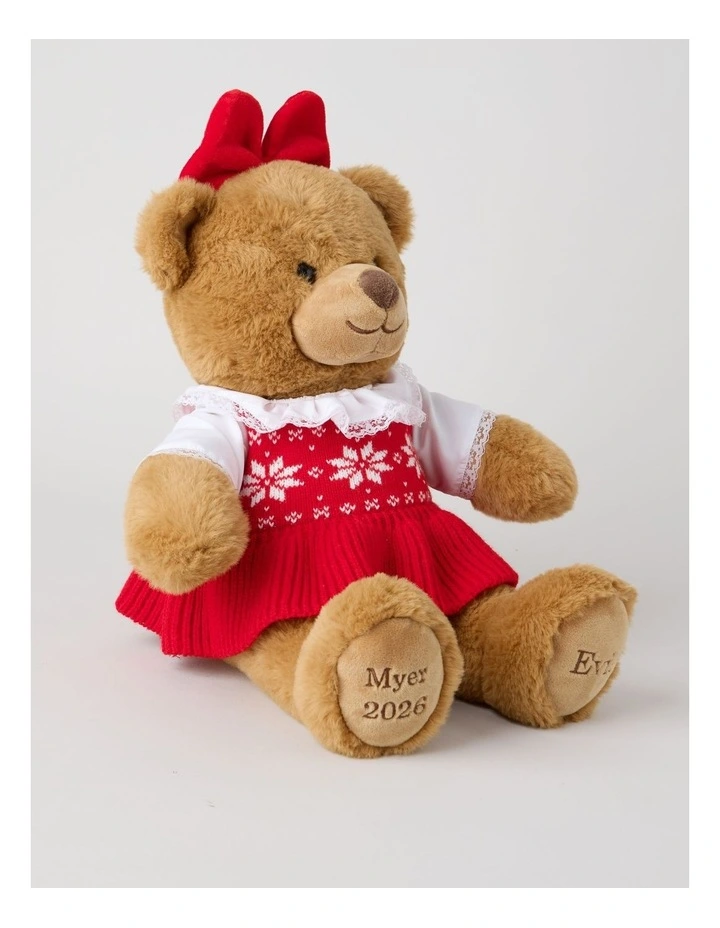 Christmas Evie 2026 Christmas Charity Bear in Red: 40cm image 3