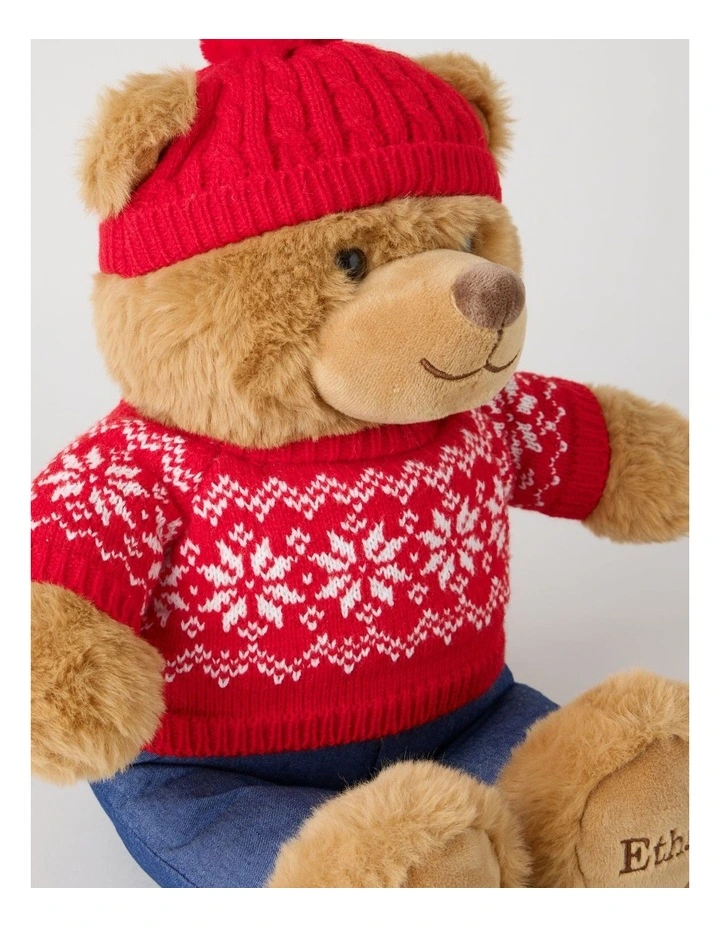Christmas Ethan 2026 Christmas Charity Bear in Red: 40cm image 5