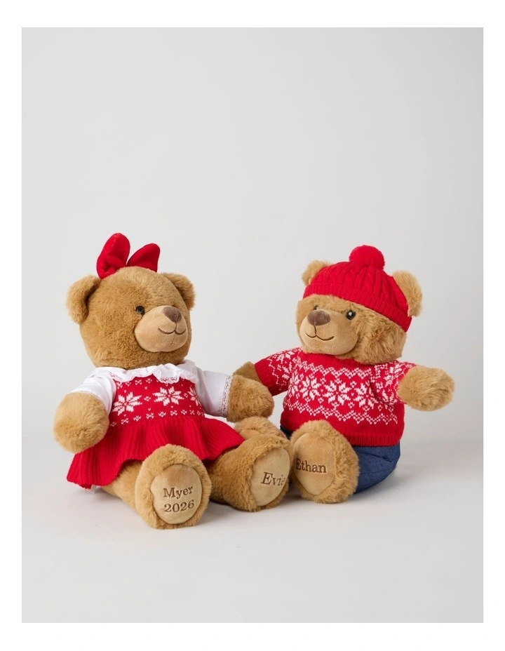 Christmas Ethan 2026 Christmas Charity Bear in Red: 40cm image 7