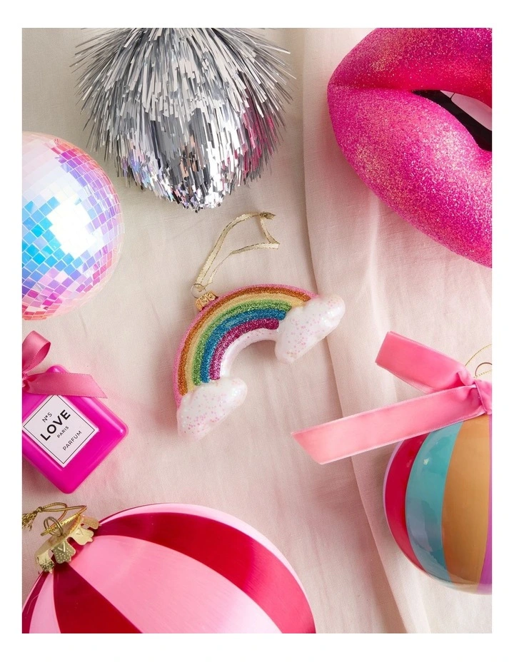 Nostalgia Christmas Plastic Rainbow Ornament 6cm in Multicolour image 3
