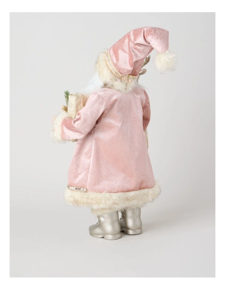 Luxe Eloise Santa with Staff in Pink: 46cm image 5