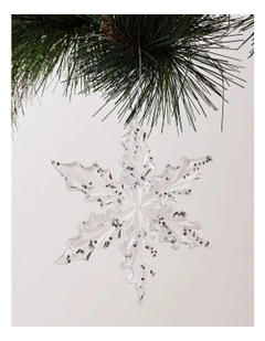 Luxe Christmas Acrylic Snowflake