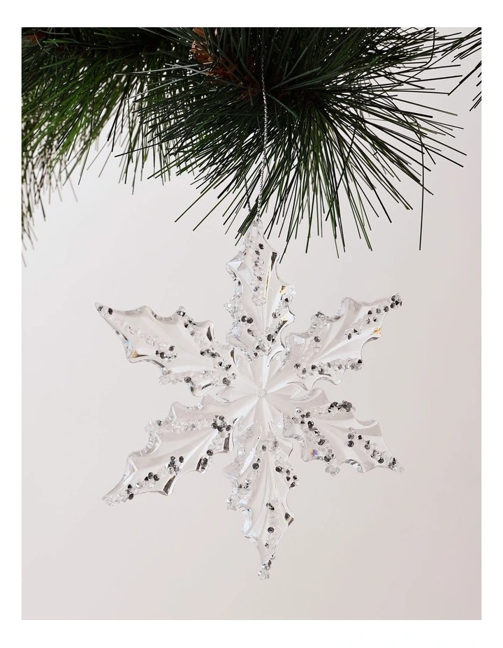 Luxe Christmas Acrylic Snowflake image 1