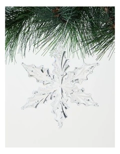 Luxe Christmas Acrylic Snowflake