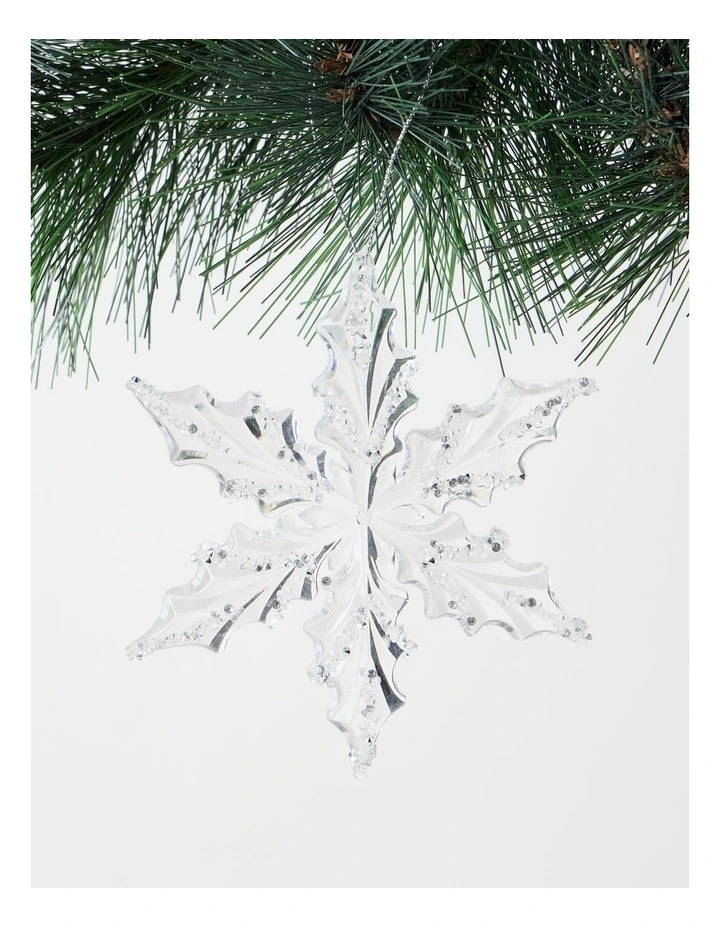 Luxe Christmas Acrylic Snowflake image 1
