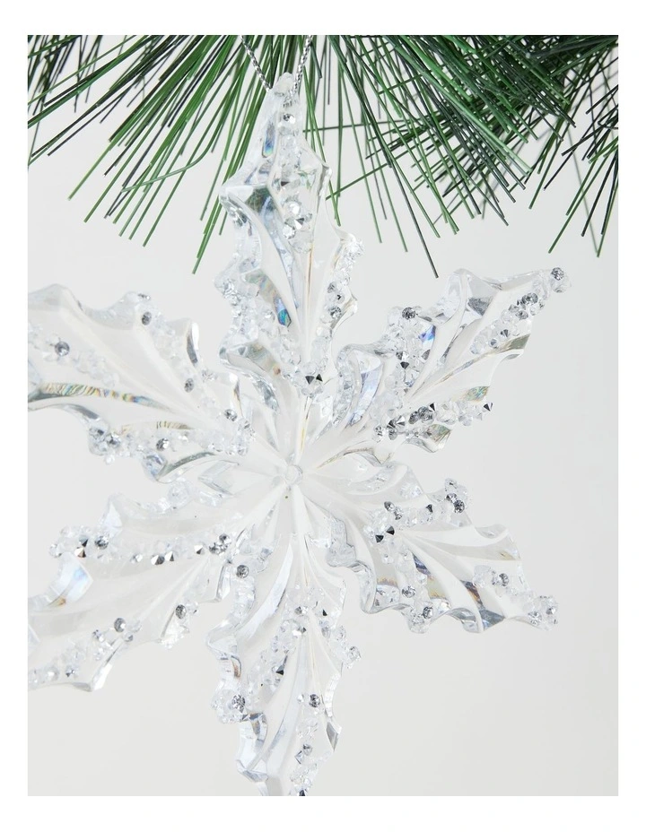 Luxe Christmas Acrylic Snowflake image 2