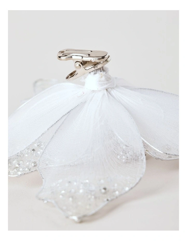Luxe Christmas Champagne Poinsettia on Clip image 4