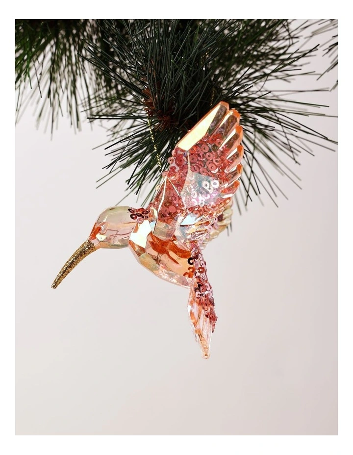 Luxe Christmas Pink and Gold Plastic Honeybird image 1