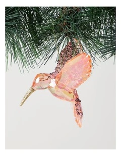 Luxe Christmas Pink and Gold Plastic Honeybird