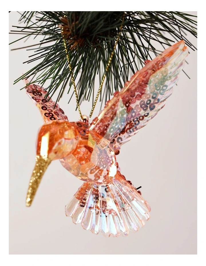 Luxe Christmas Pink and Gold Plastic Honeybird image 2
