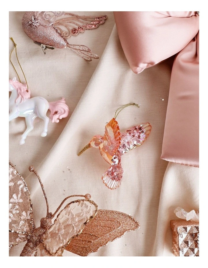 Luxe Christmas Pink and Gold Plastic Honeybird image 3