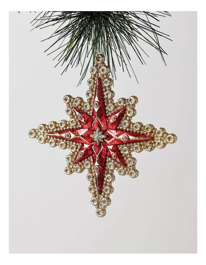 Heirloom Christmas Guiding Star Hanging Ornament image 1