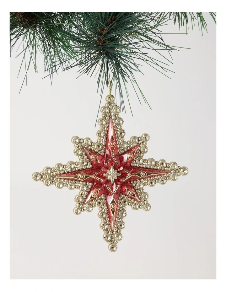 Heirloom Christmas Guiding Star Hanging Ornament image 1