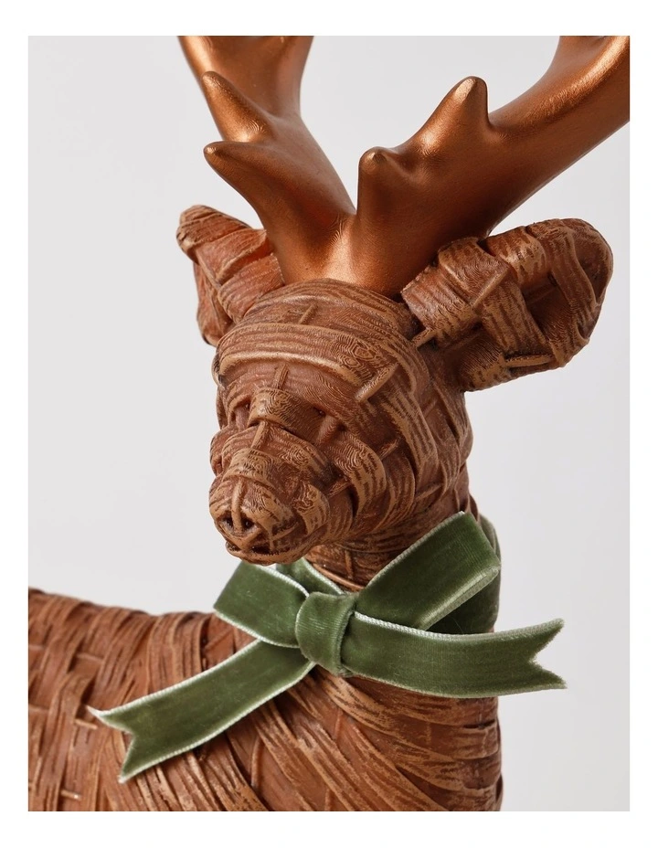 Harvest Christmas Assorted Resin Reindeer 24cm in Brown image 5