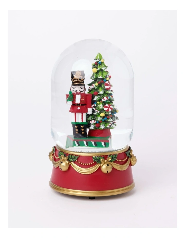 Heirloom Christmas Nutcracker Snowglobe 19cm in Multi image 1