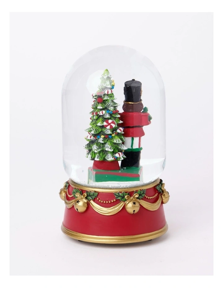 Heirloom Christmas Nutcracker Snowglobe 19cm in Multi image 3