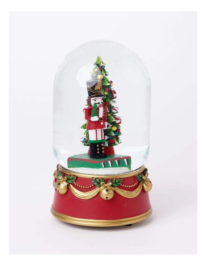 Heirloom Christmas Nutcracker Snowglobe 19cm in Multi image 4